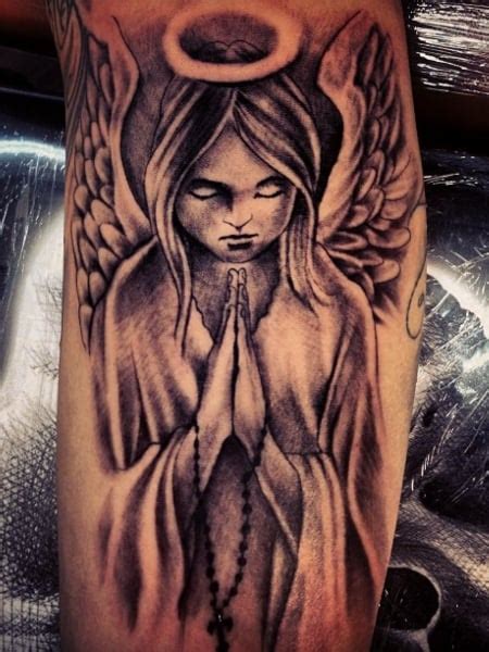 25 Angel Tattoo Designs For Men Of Faith .